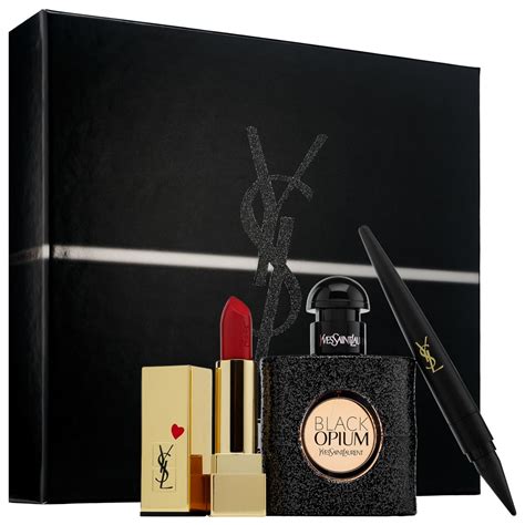 ysl opium gift set.